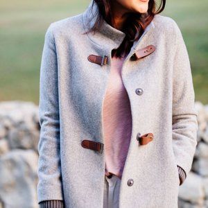 Ralph Lauren | Tab Front Wool Blend Coat